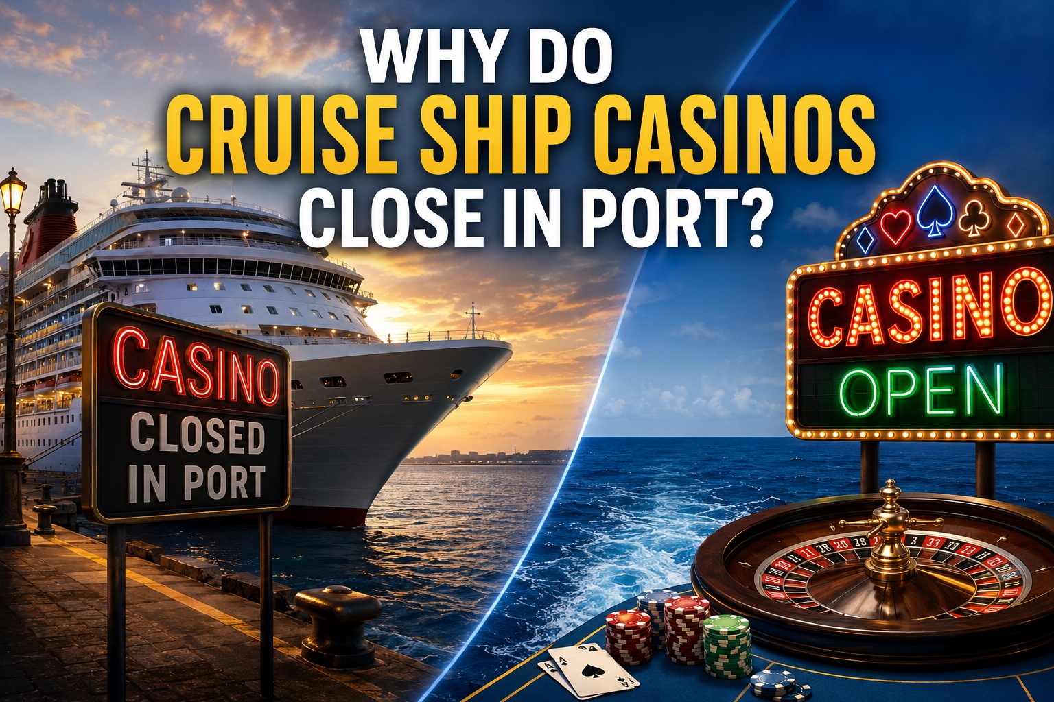 Why cruise ships casinos are closing